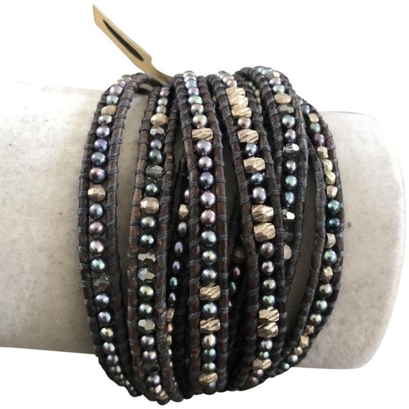 New Auth Chan Luu Peacock Pearl Mix Multi Strand S - Picture 1 of 7